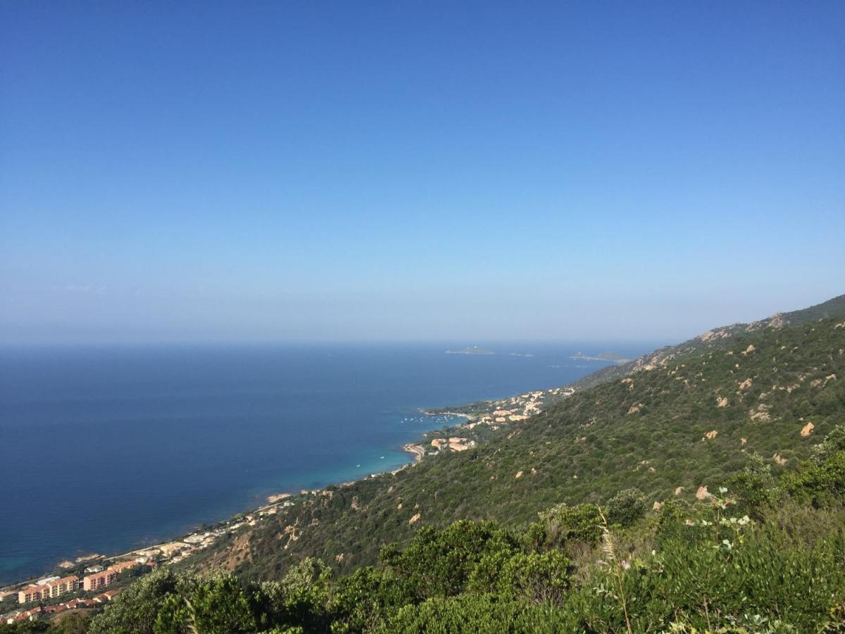 Ajaccio magnifique T2 37m2 centre ville vue mer au bord de la plage Neuf 4 couchages balcon parking privé fermé Clim wifi Extérieur photo