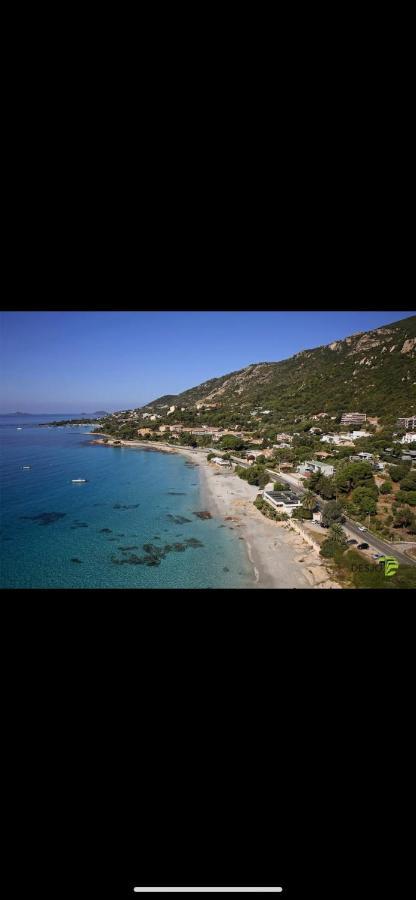 Ajaccio magnifique T2 37m2 centre ville vue mer au bord de la plage Neuf 4 couchages balcon parking privé fermé Clim wifi Extérieur photo